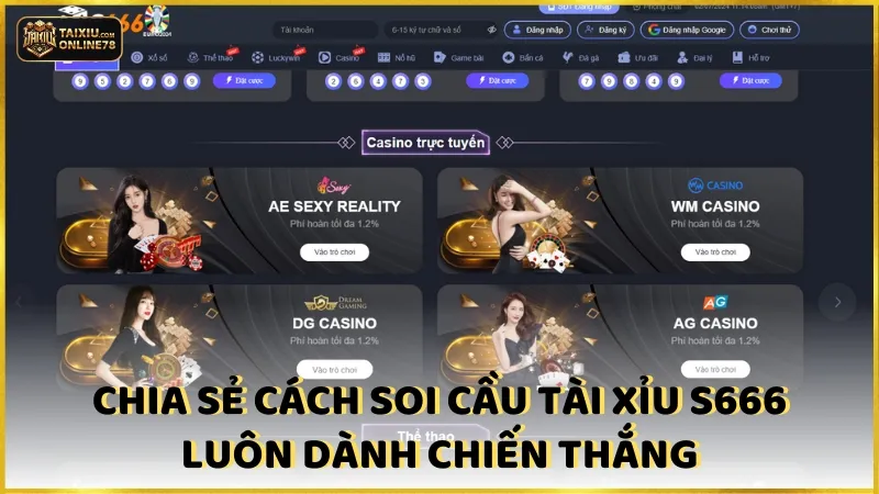 Chia sẻ cách soi cầu tài xỉu s666 luôn dành chiến thắng